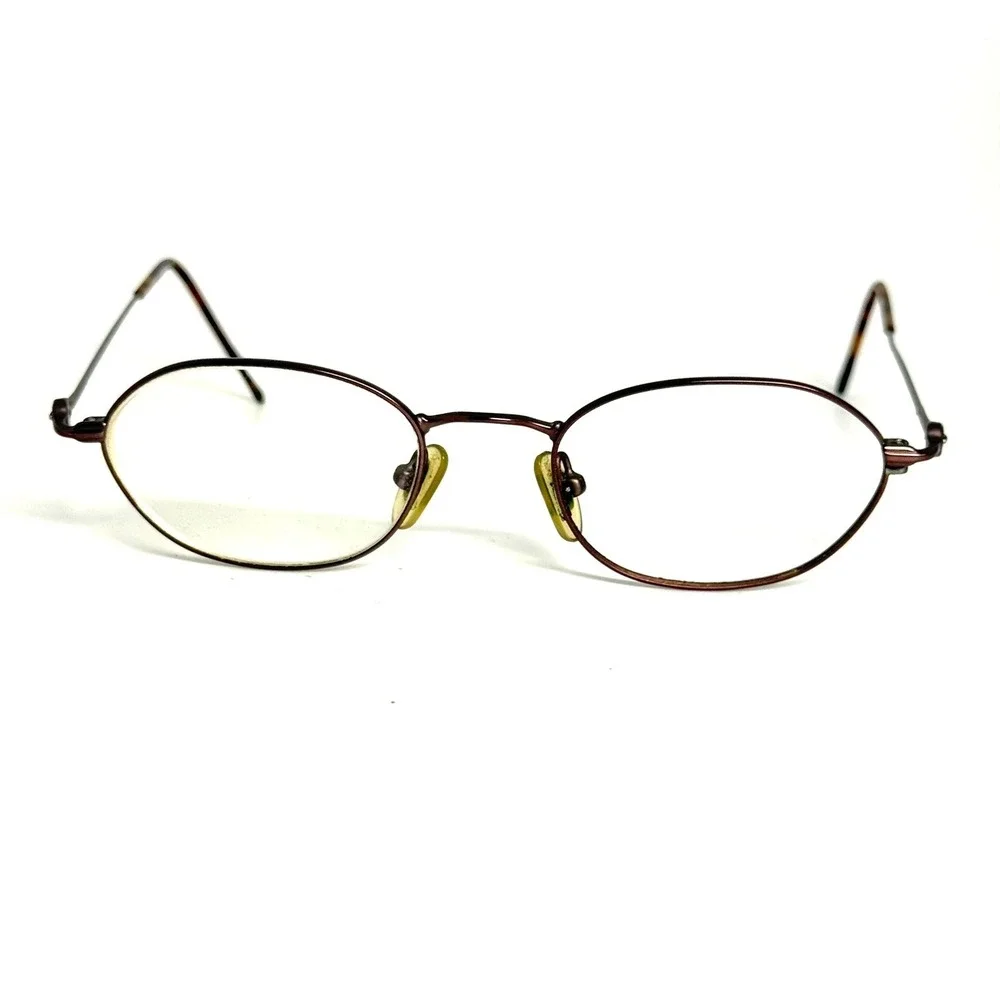 Gucci GG 2623‎ 7GK Oval Metal Eyeglasses Frames Bronze Tortoise Italy 48-19-140